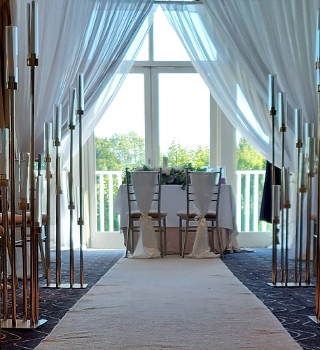 Wedding Ceremony Draped Pagoda