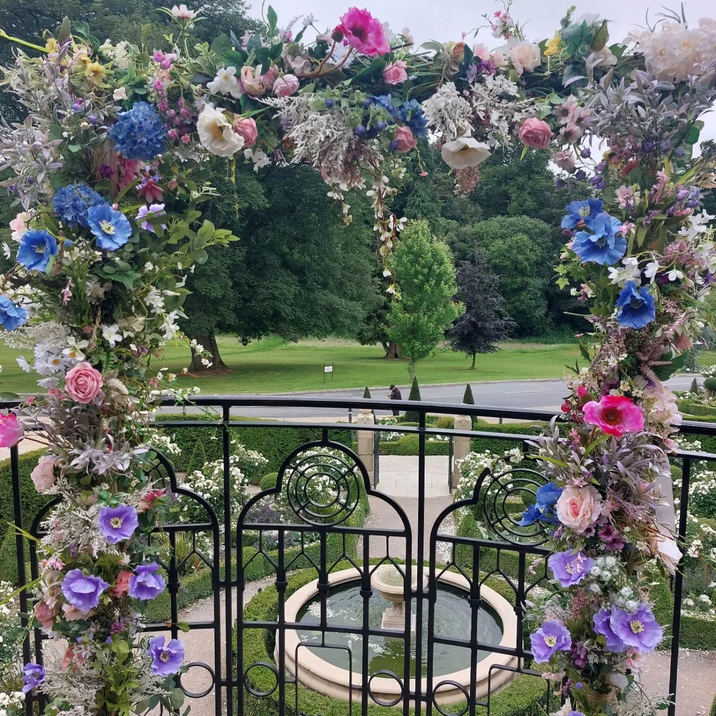 Wildflower arch